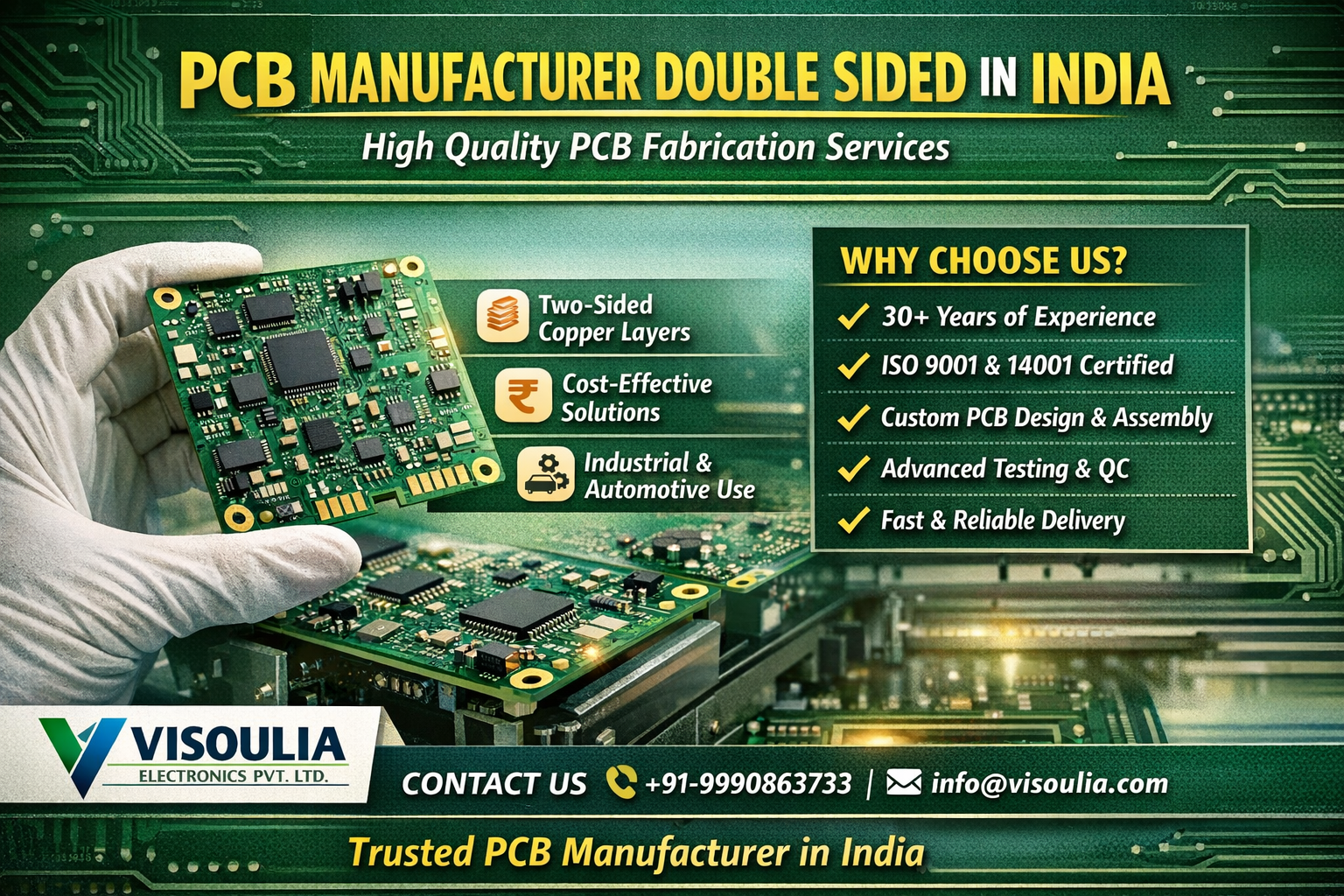 PCB Manufacturer Double Sided in India – A Complete Practical Guide for Businesses